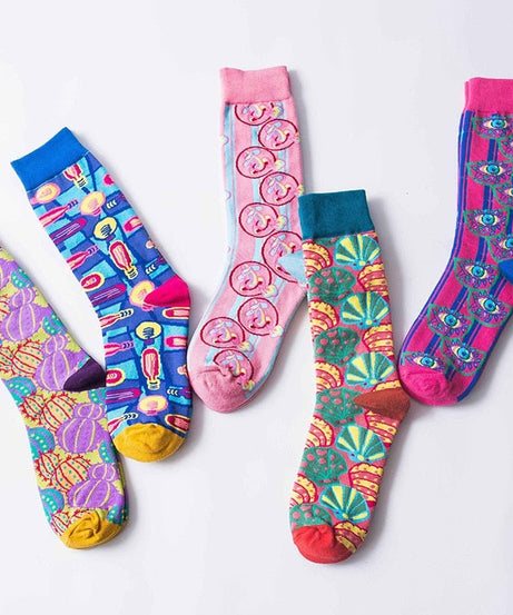 Abstract Pattern Socks - Socks