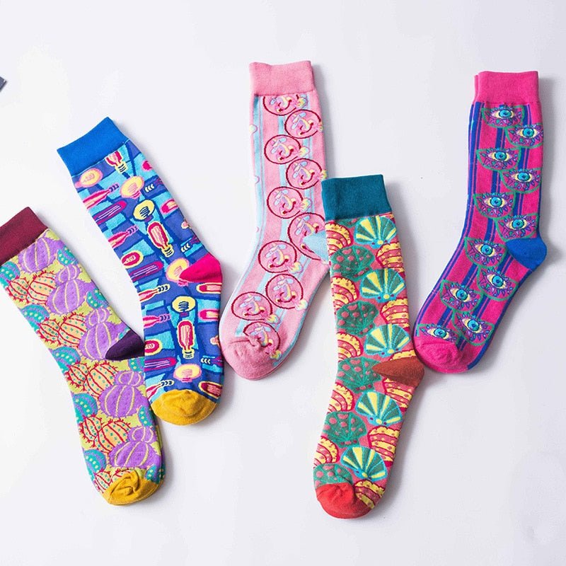 Abstract Pattern Socks - Socks