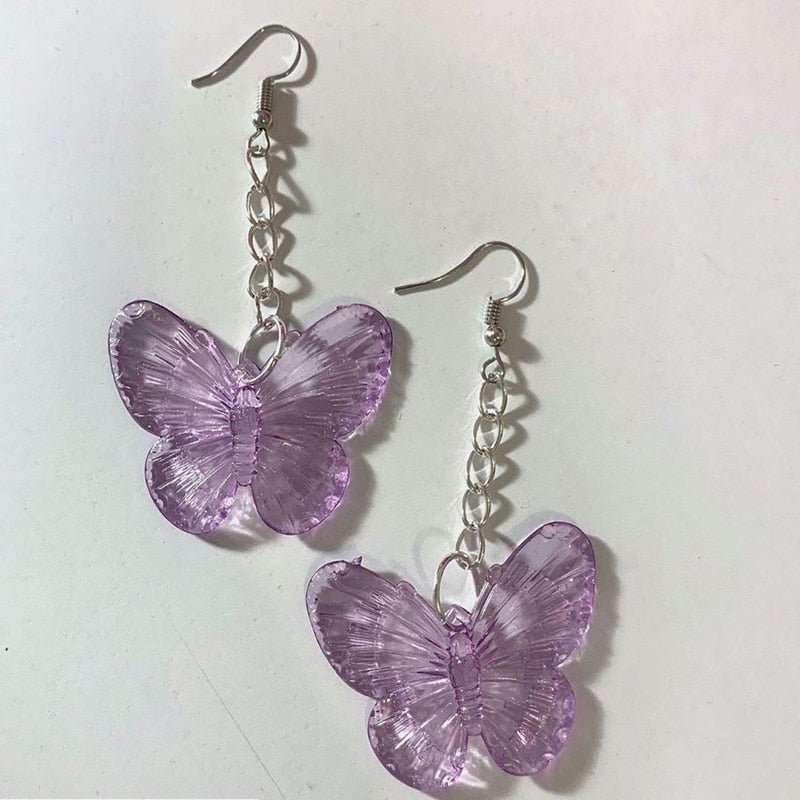Aesthetic Butterfly Earrings - Earrings