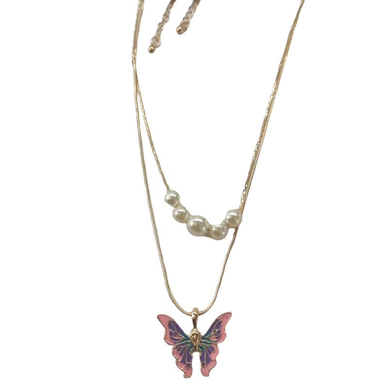 Aesthetic Butterfly Necklace -