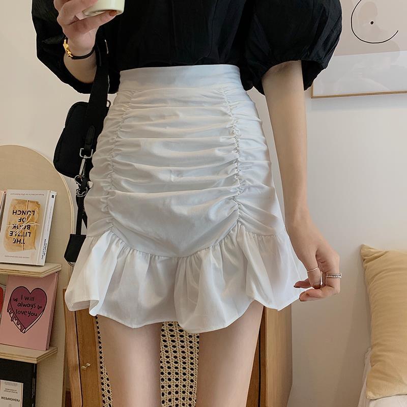 Aesthetic High Waist Elegant Skirt - Skirts