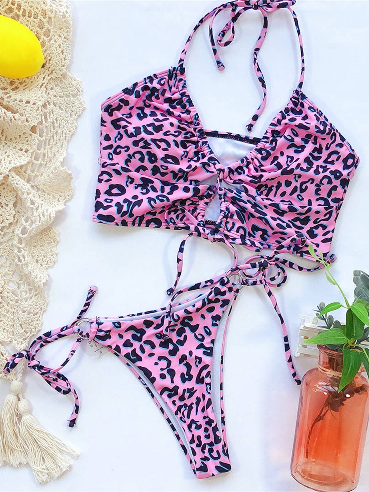 Aesthetic Leopard Swimsuit - Swimsuits