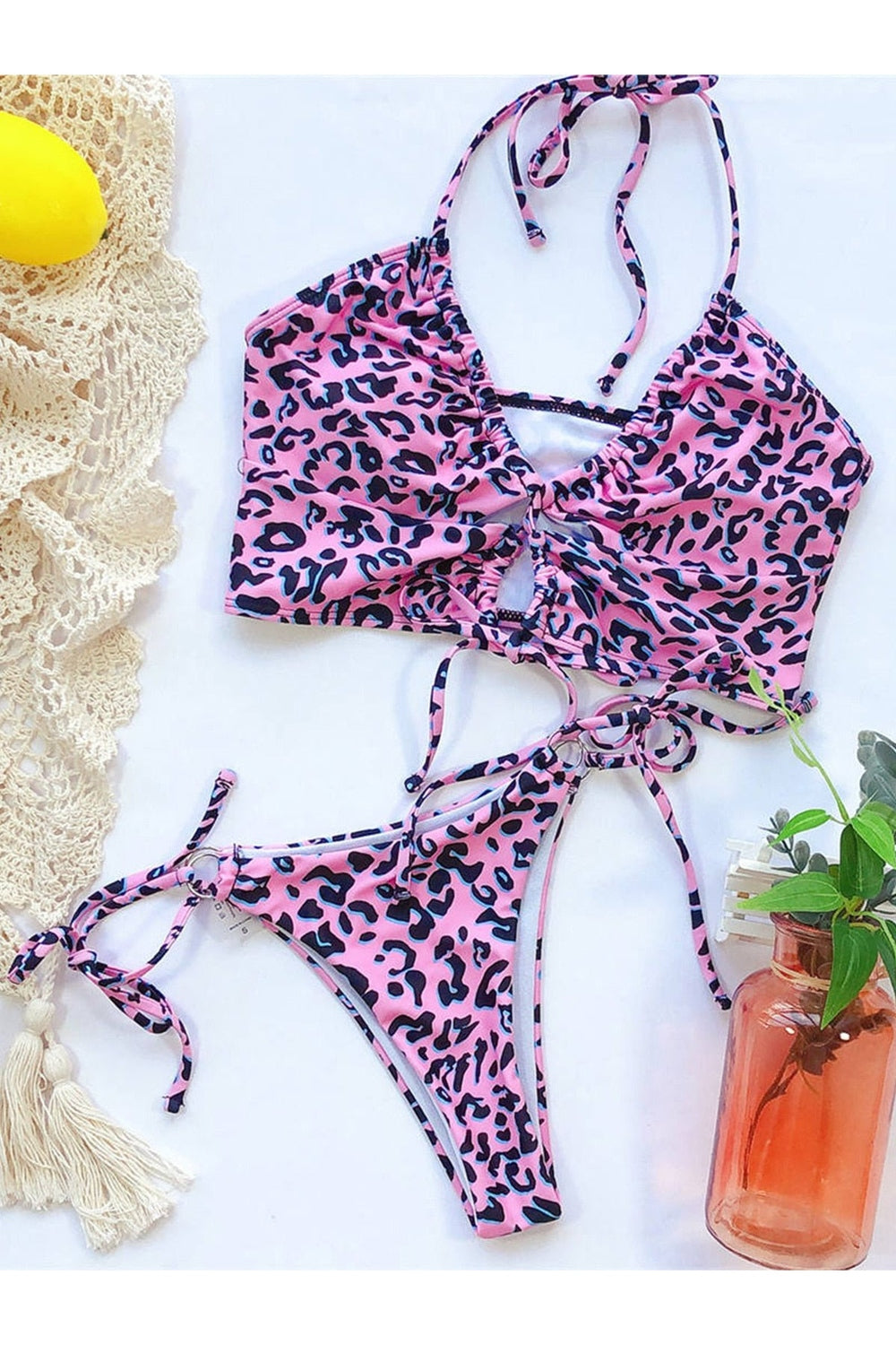 Aesthetic Leopard Swimsuit - Swimsuits