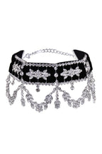 Necklace – Aesthetic Rhinestone – Curated Look for Special Moments Silver Shoptery