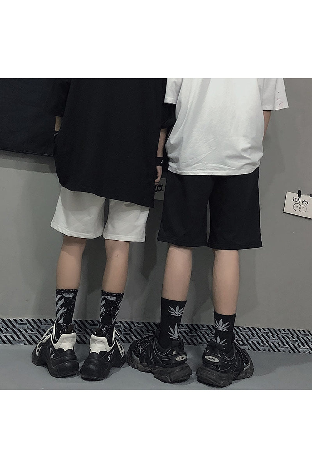 Alt Bear Print Shorts Shoptery