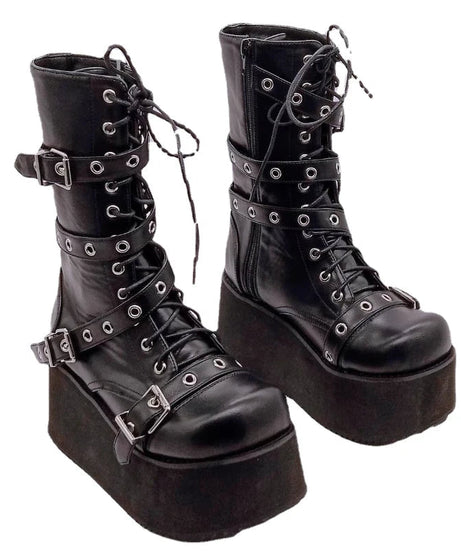 Alt Couture Platform Gothic Boots -