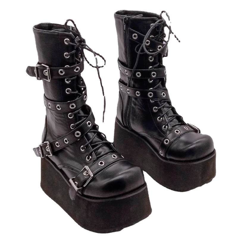 Alt Couture Platform Gothic Boots -