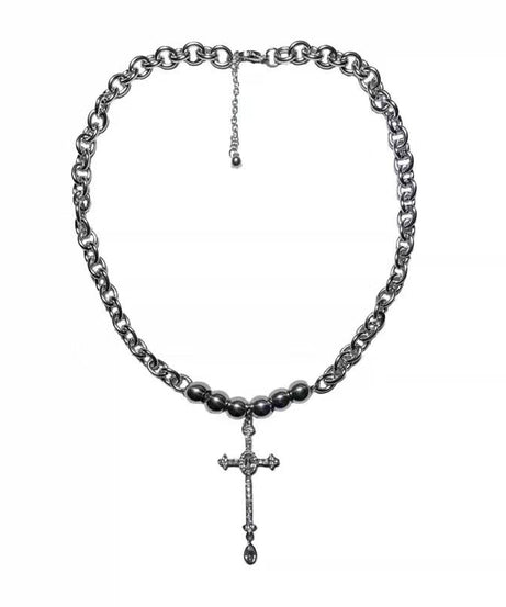 Alt Crystal Cross Necklace -