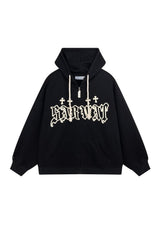 Fall Alt Cute Zip Up Hoodie black Shoptery