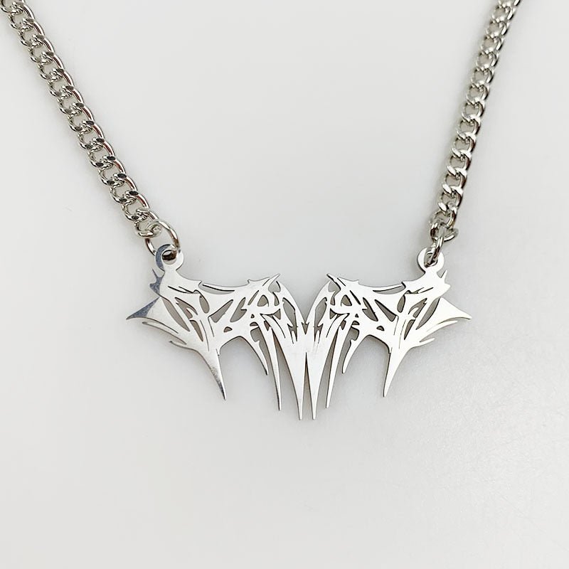 Alt Minimalist Thorns Necklace -