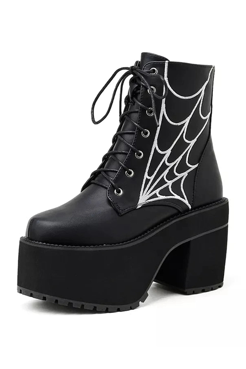 Alt Rivet Burgundy Platform Shoes Black Shoptery