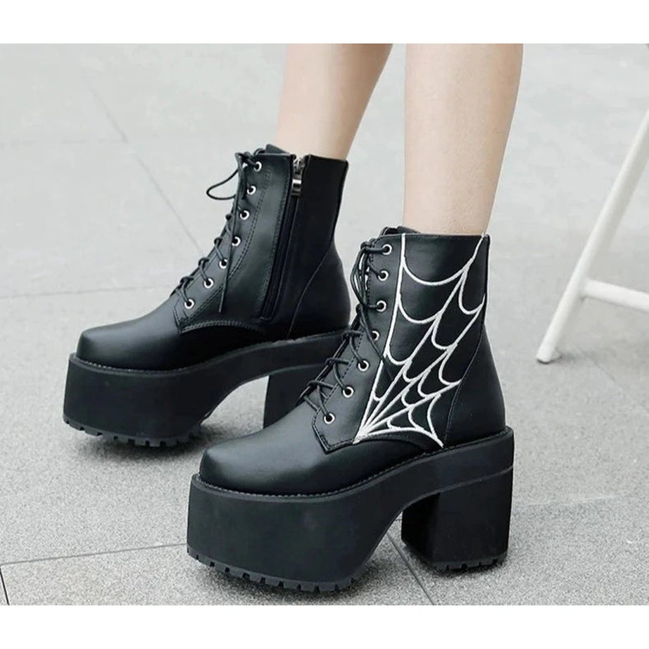 Alt Rivet Burgundy Platform Shoes Shoptery