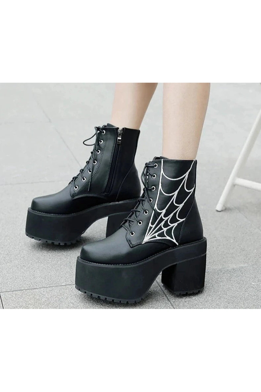 Alt Rivet Burgundy Platform Shoes Shoptery