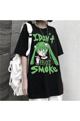 Alt Style Anime T-shirt Hei Shoptery