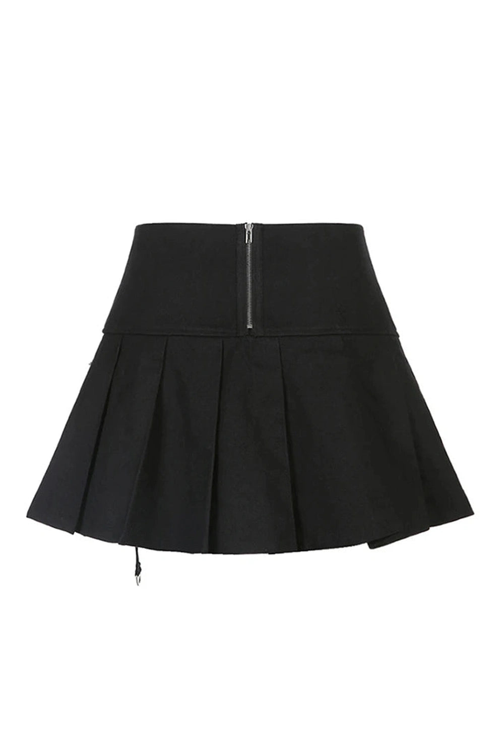 Alt Style Pleated Mini Skirt Shoptery