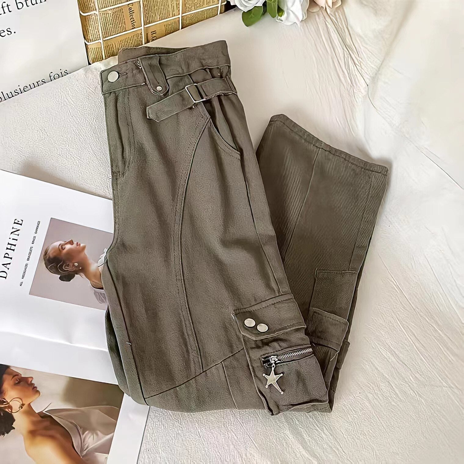 American Style Brown Cargo Pants Shoptery