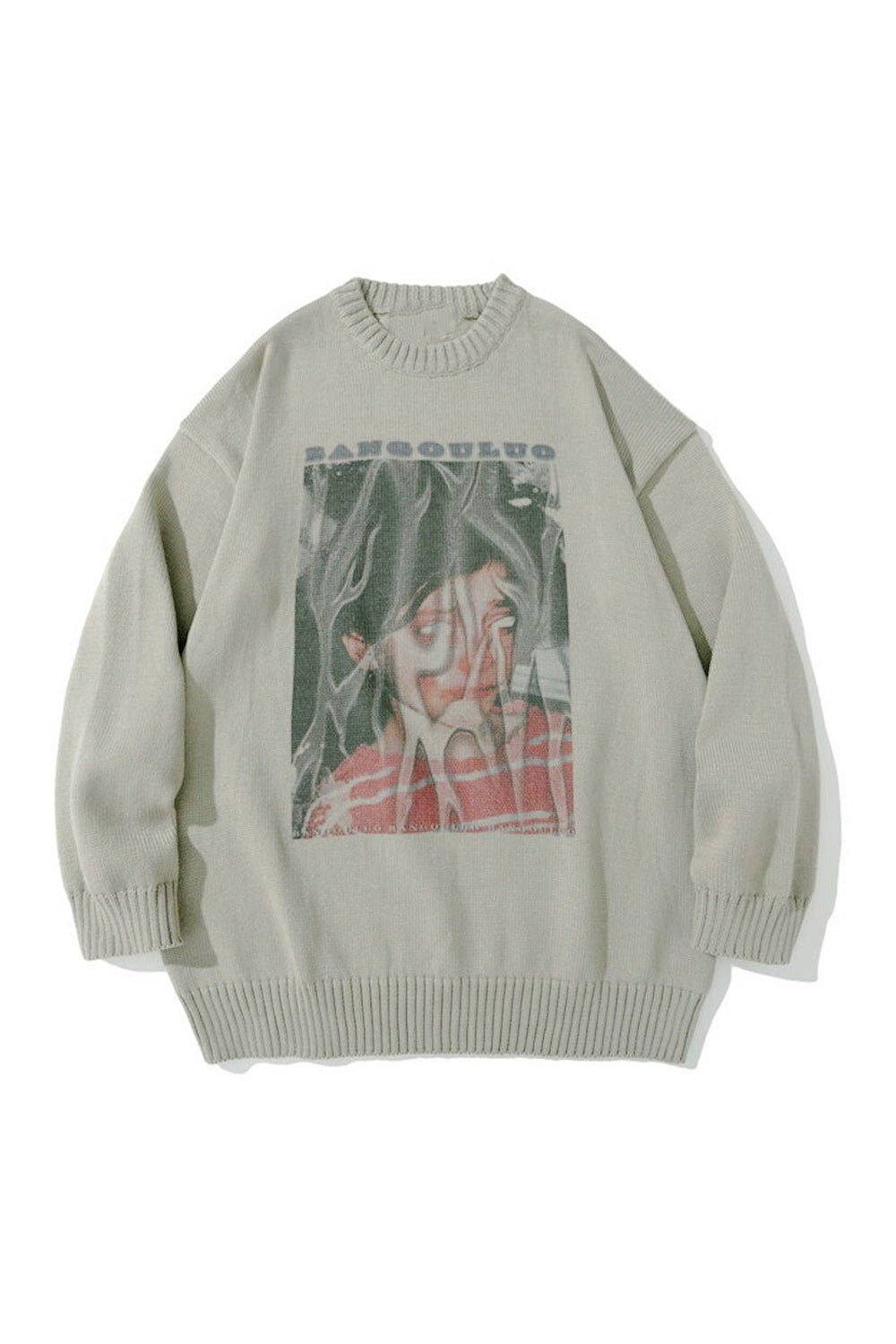 Anime Knit Y2K Sweater - Sweaters