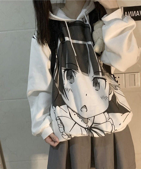 Anime Long Sleeve Sweatshirt - Sweatshirts