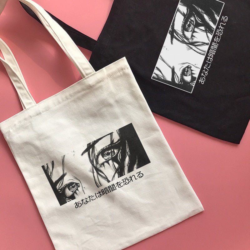 Anime print shopping bag - Bags