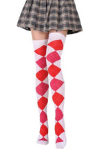 Argyle High Elastic Stockings 08 One Size Shoptery