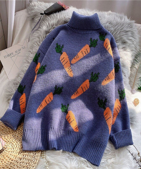Art Hoe Fashion Knitted Sweater - Sweaters