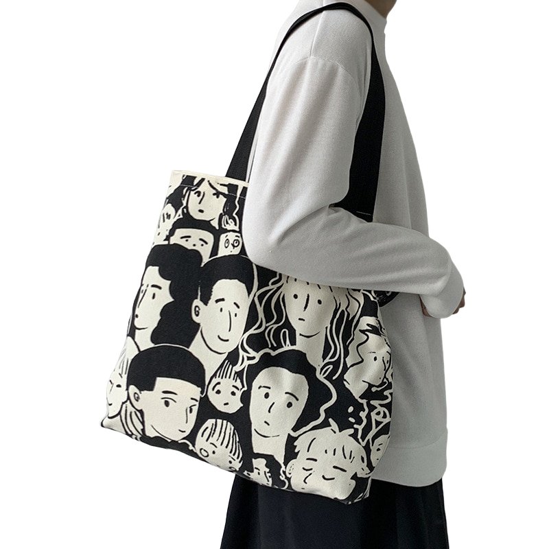 Artsy Lazy Style Shopping Bag - Bags