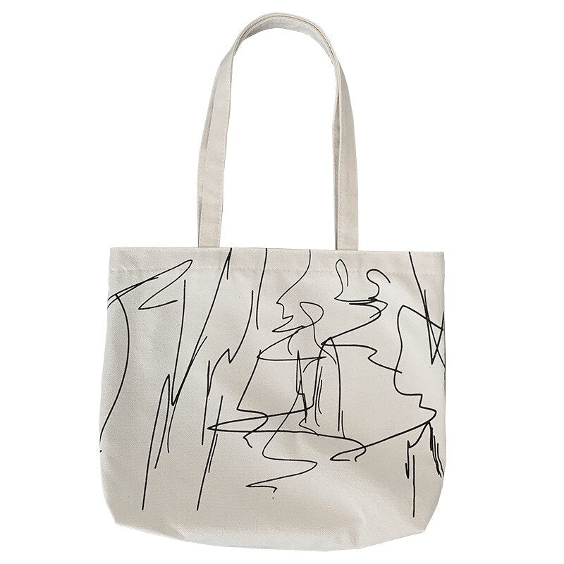 Artsy Minimalism Shopping Bag - Bags