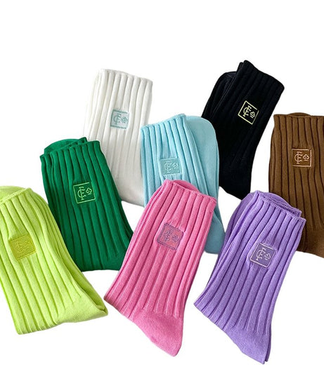 Autumn Winter Striped Long Socks - Socks