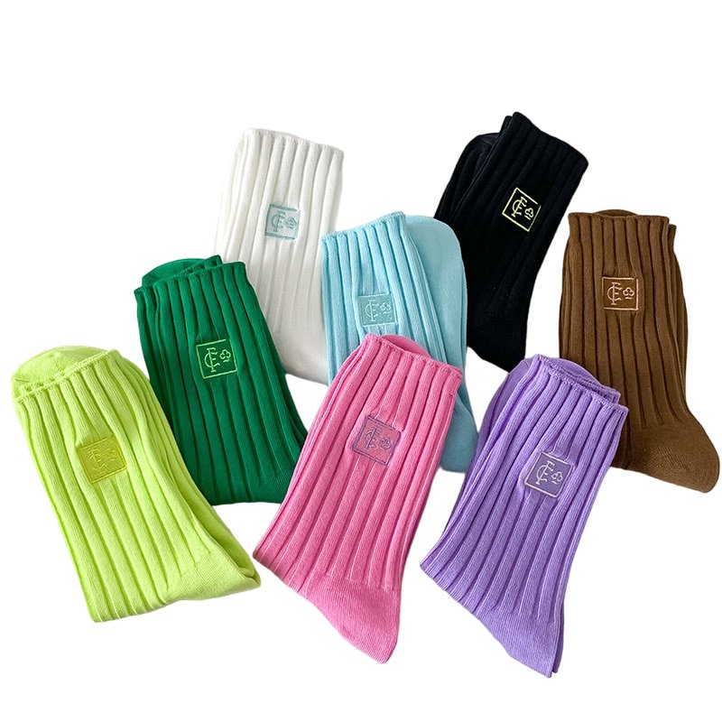 Autumn Winter Striped Long Socks - Socks