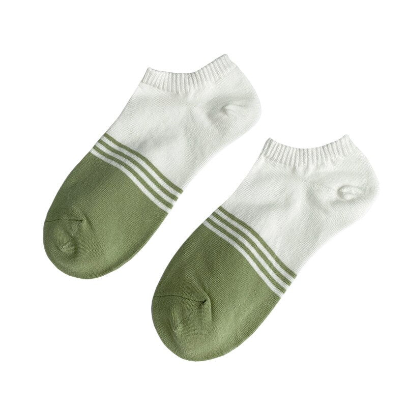 Avocado Green Short Socks - Socks