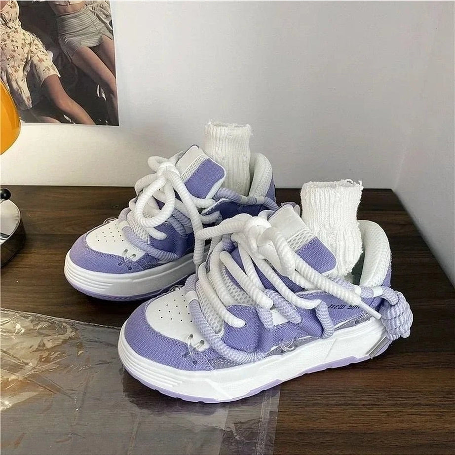 Kawaii Azure Wave Sneakers Shoptery
