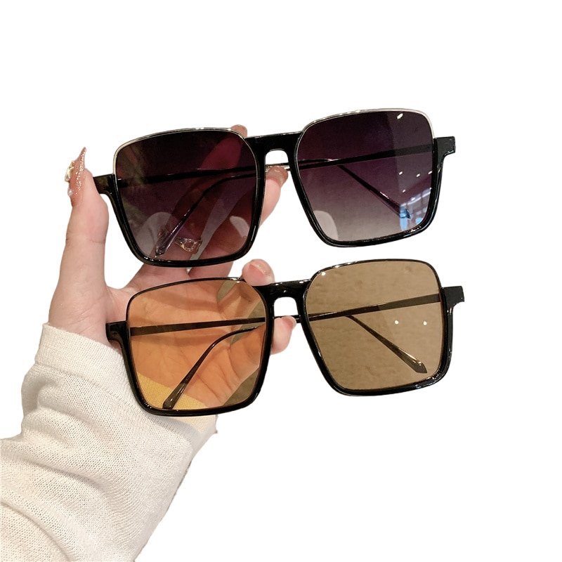 Baddie Metal Square Sunglasses - Sunglasses