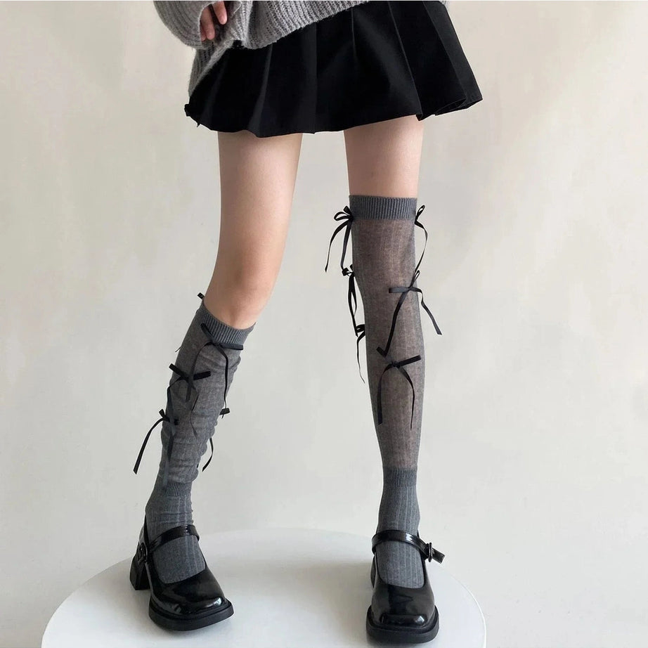Acubi Knee Socks Shoptery