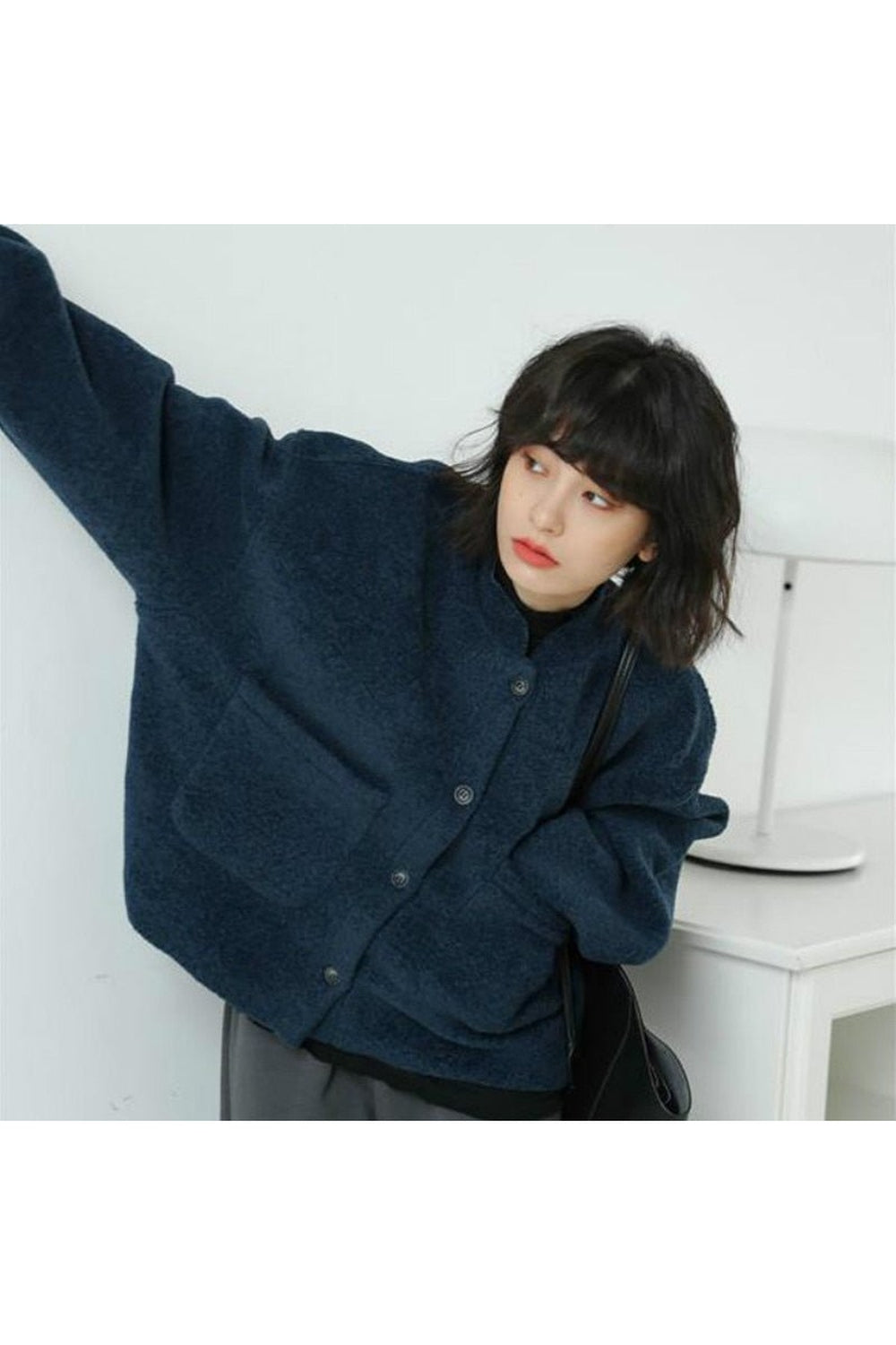 Fall Basic Aesthetic Warm Jacket Shoptery