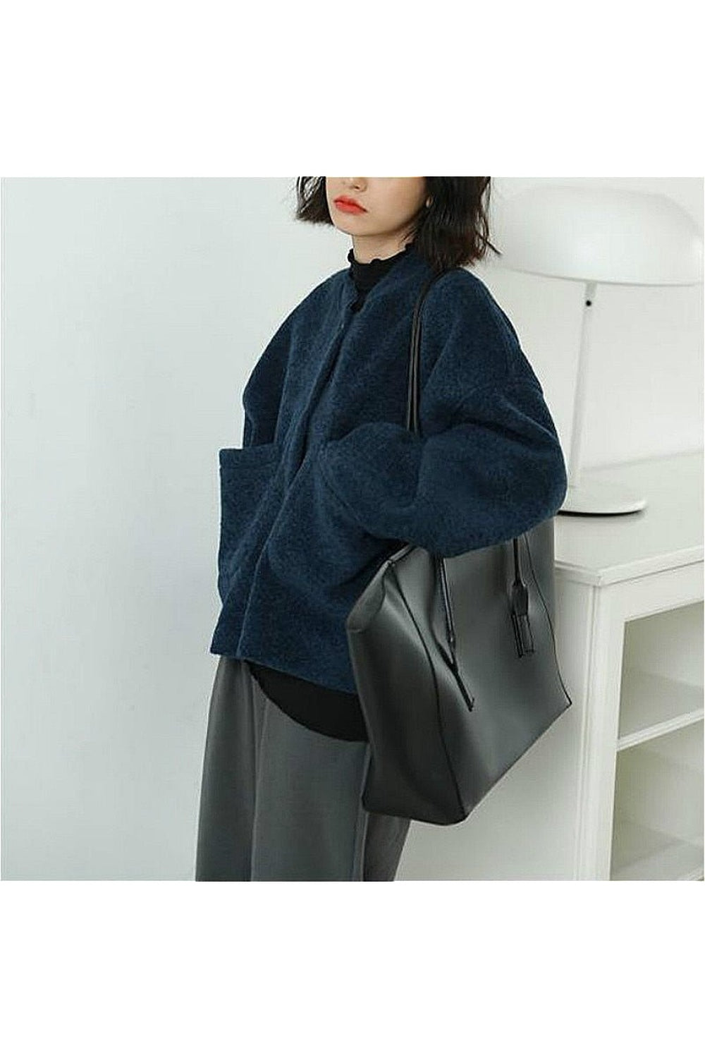 Fall Basic Aesthetic Warm Jacket Shoptery