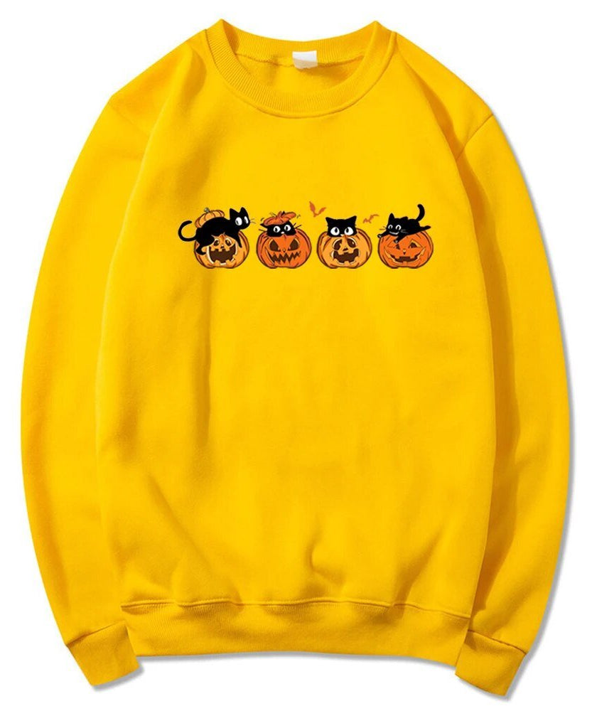 Black Cat Halloween Hoodie -