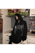 Fall Black E-Girl Hoodie Shoptery