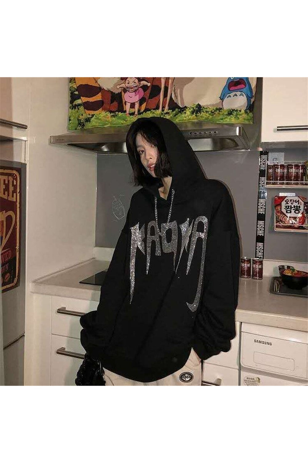 Fall Black E-Girl Hoodie Shoptery