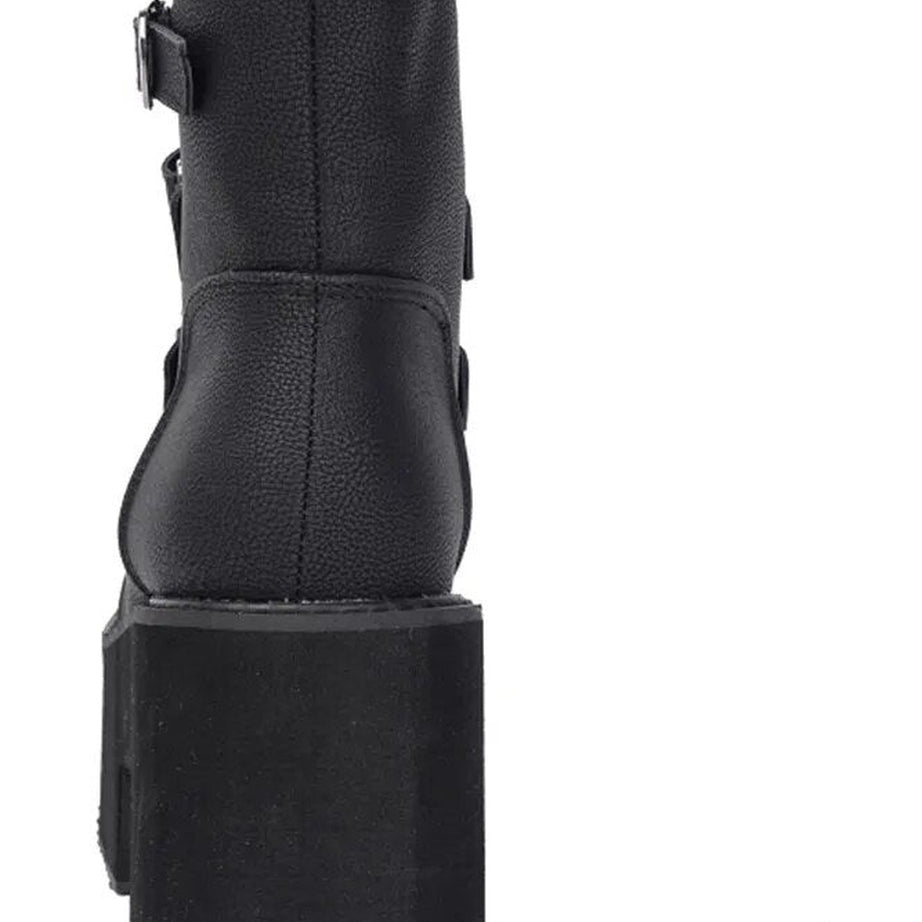 Alt Black Gothic Chunky Boots Shoptery