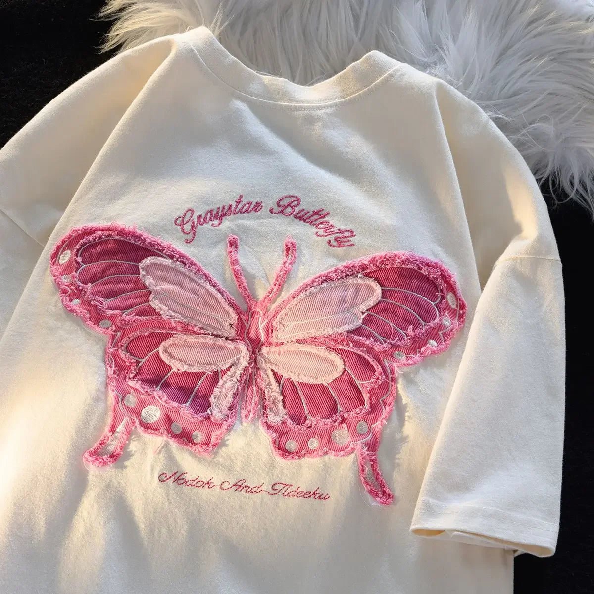 Blossom Enchantress Embroidered T-Shirt -