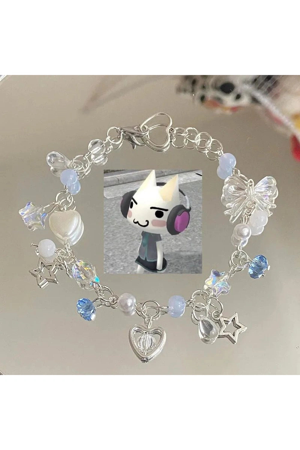 Y2k Bow Knot Star Fairy Bracelet Default Title Shoptery