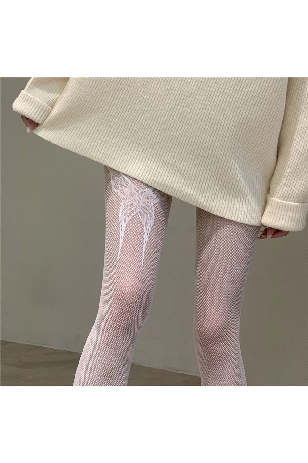Acubi Butterfly Fishnet Tights Shoptery