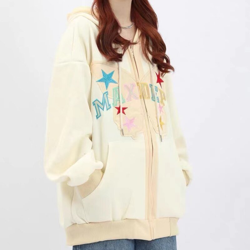 Butterfly Kawaii Zip Hoodie - Hoodies