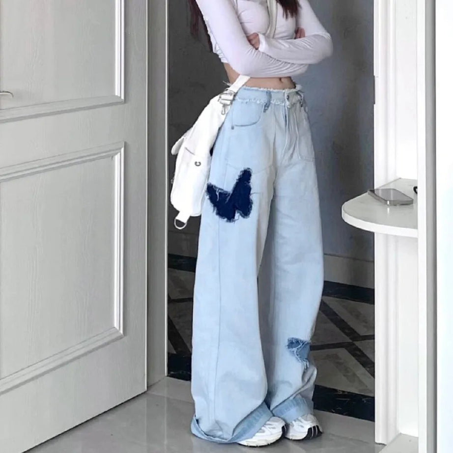 Butterfly Kiss Baggy Jeans -