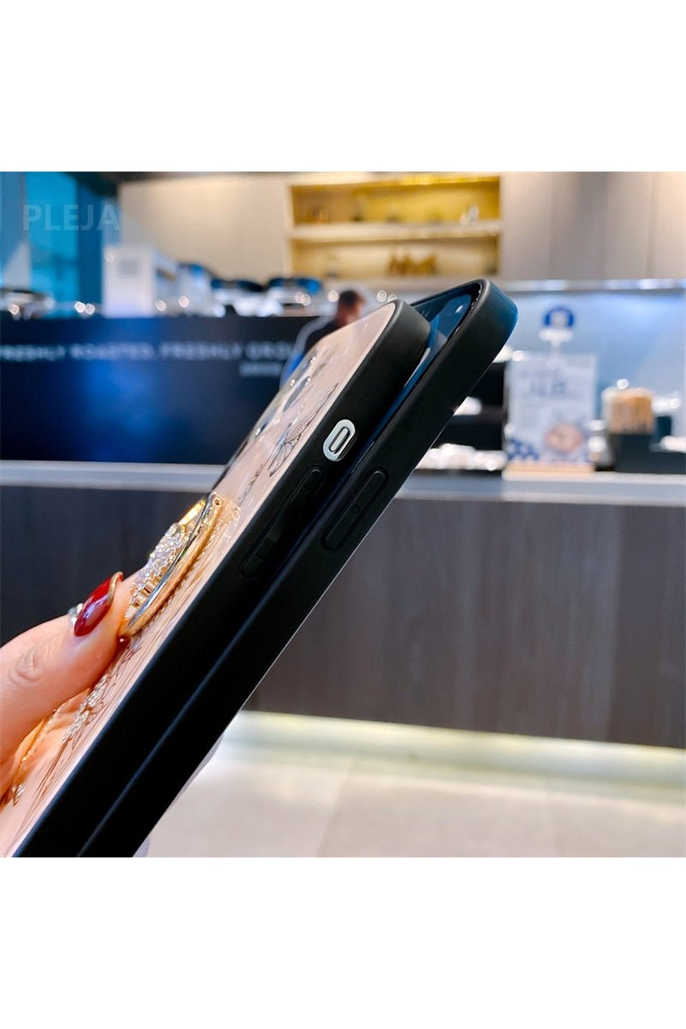 Butterfly Ring Stand Holder Case For iPhone Shoptery