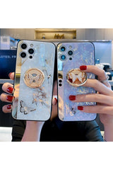 Butterfly Ring Stand Holder Case For iPhone Shoptery