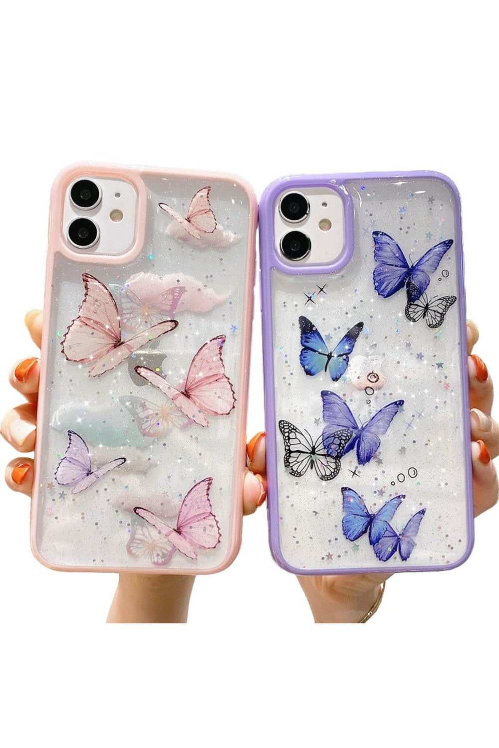 Butterfly Soft iPhone 12 13 11 Pro Max Case - iPhone Cases