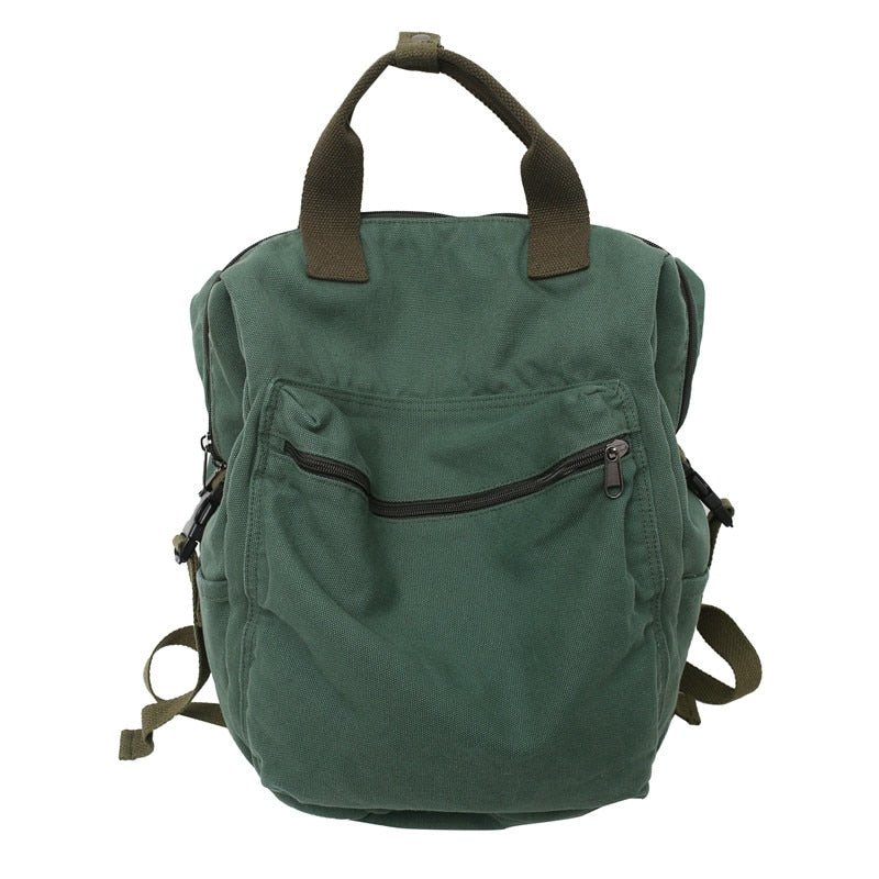 Canvas Large Capacity Backpack - Backpacks