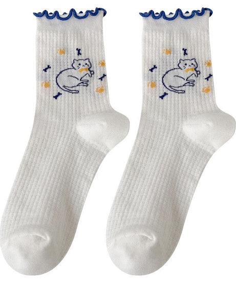 Cartoon Summer Thin Tube Socks - Socks