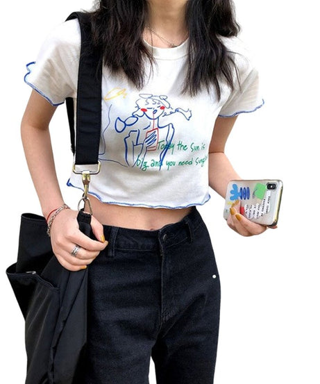 Casual Harajuku Fashion T-Shirt - T-shirts